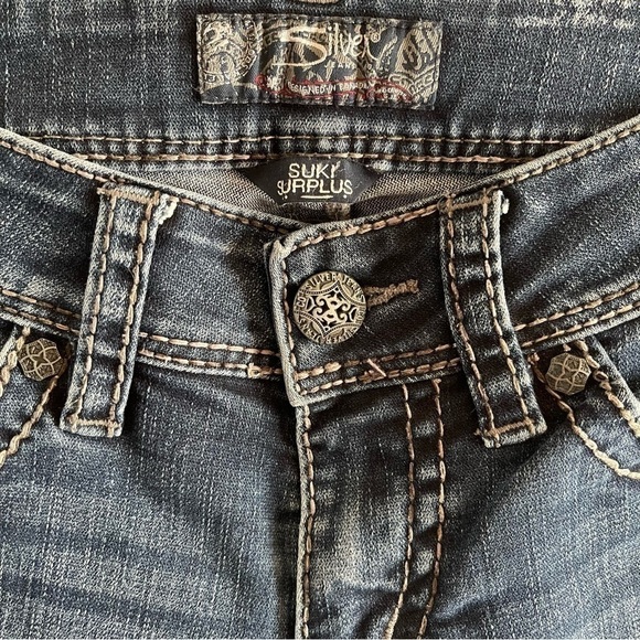 Silver Jeans Suki Surplus jeans size w26/L30 blue GUC - Picture 10 of 15